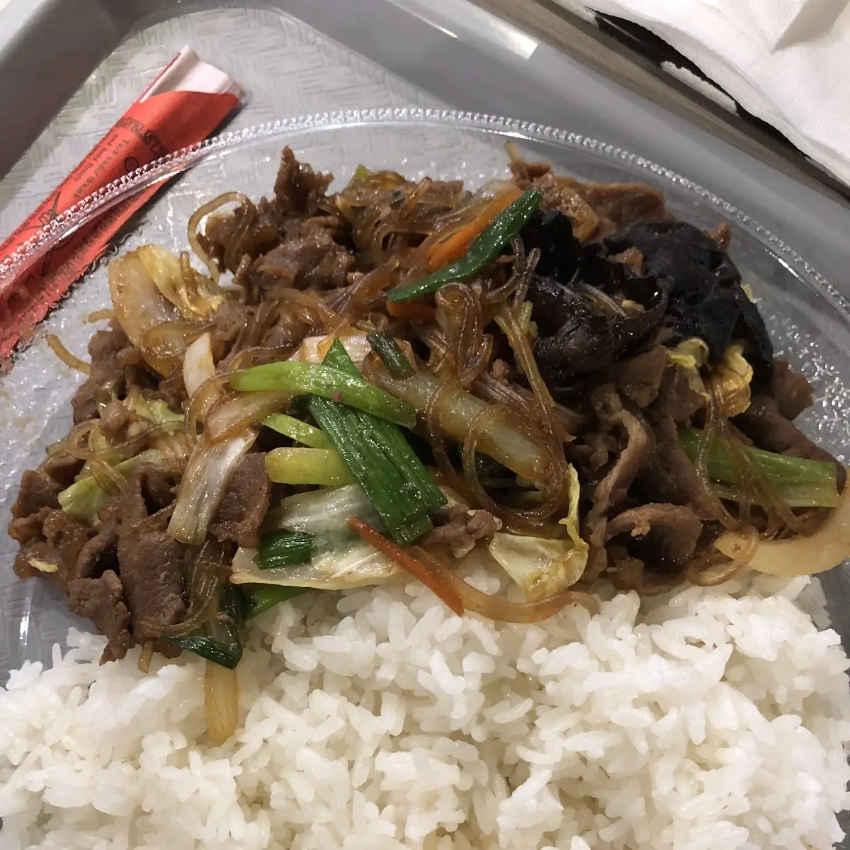 杂菜盖饭 jap-che with rice